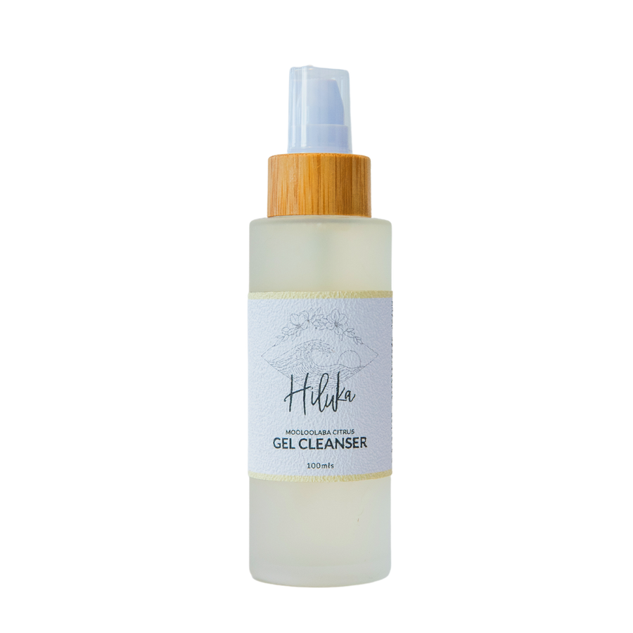Hiluka Mooloolaba Citrus Gel Cleanser - Tropical fruit enzymes of Papaya and Pineapple in collaboration with white willow bark, naturally exfoliates, moderating oil secretion, brightening and softening your skin.