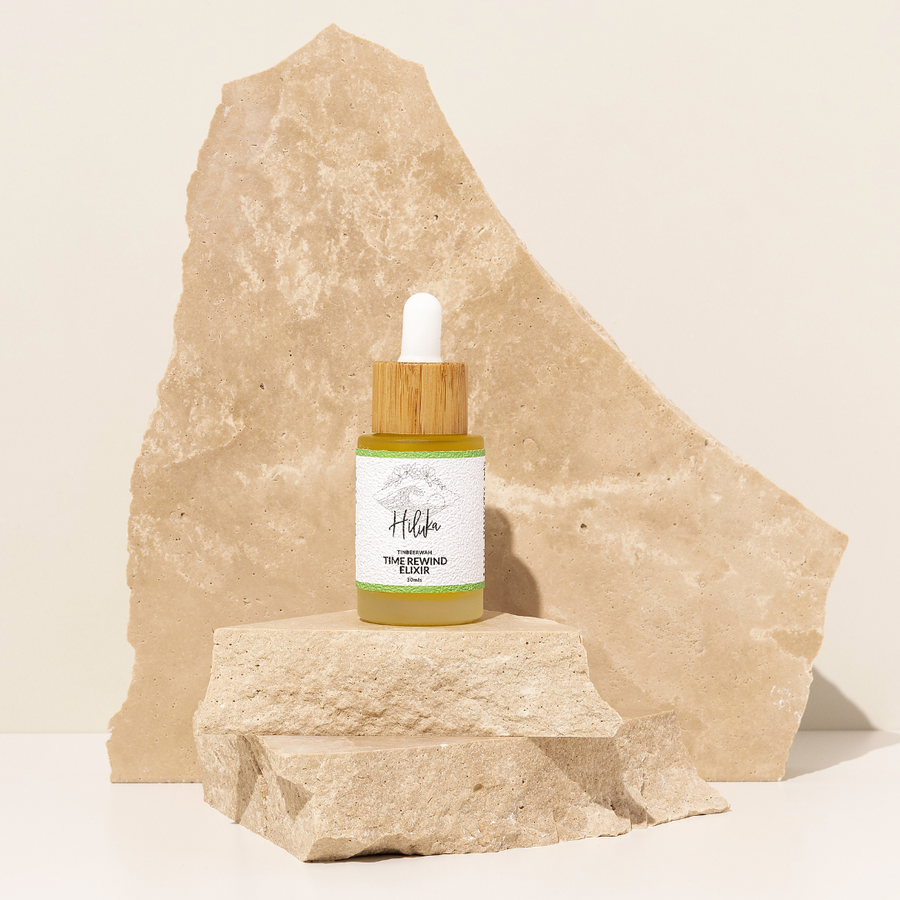 Show the lines of living, not the signs of ageing with this potent blend of nutrient rich oils and active ingredients Gotu Kola, Shea Oil and vitamin-rich Seabuckthorn Extract. Tinbeerwah Time Rewind Elixir repairs, nourishes, offering deep tissue rejuvenation.